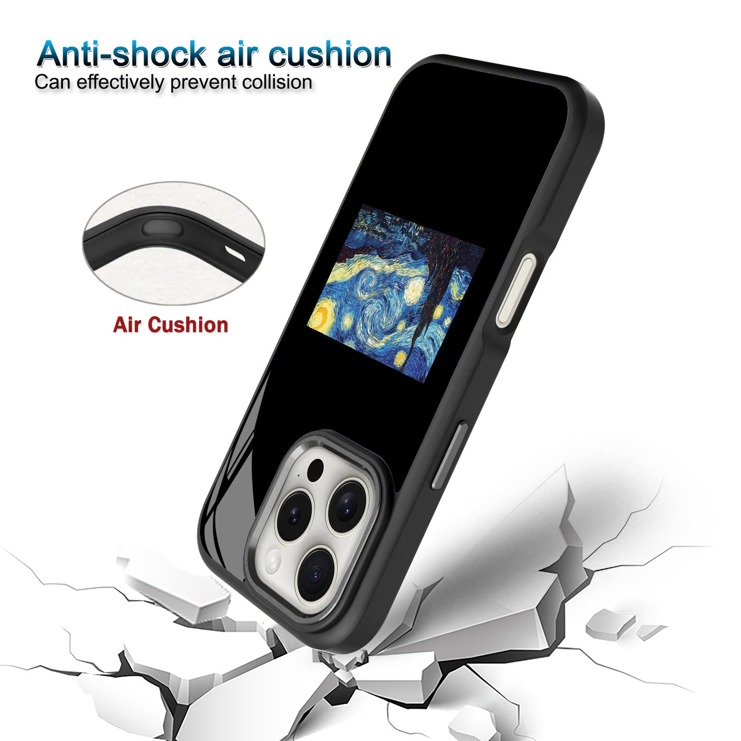 🌟 Starry Night Painting Phone Case