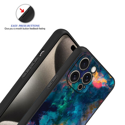 Mixed Colors with Orange Smoke 🎨🔥 Phone Case