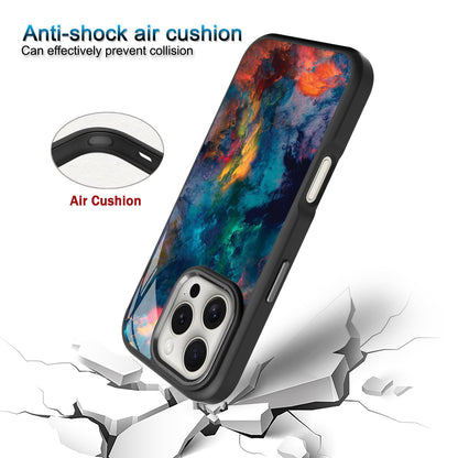 Mixed Colors with Orange Smoke 🎨🔥 Phone Case