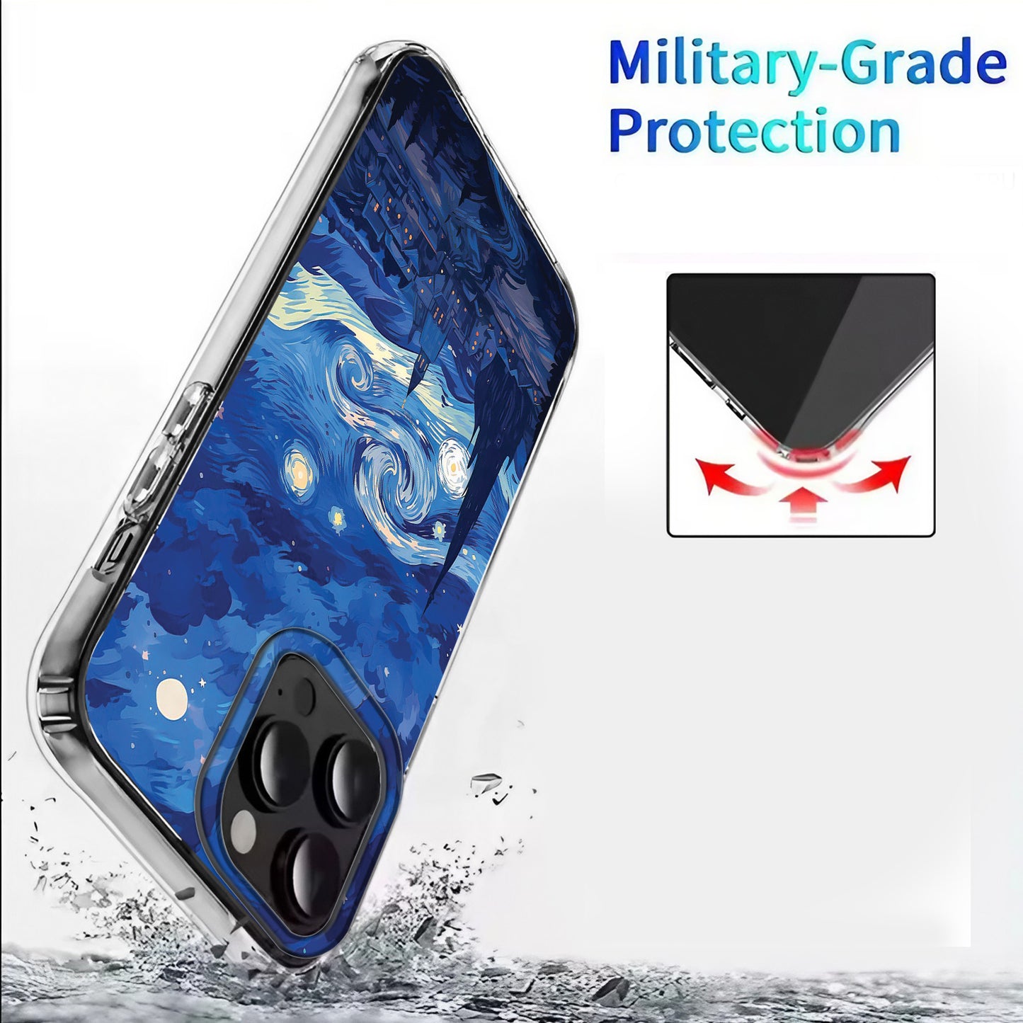 Starry Night 🌌🎨 Phone Case