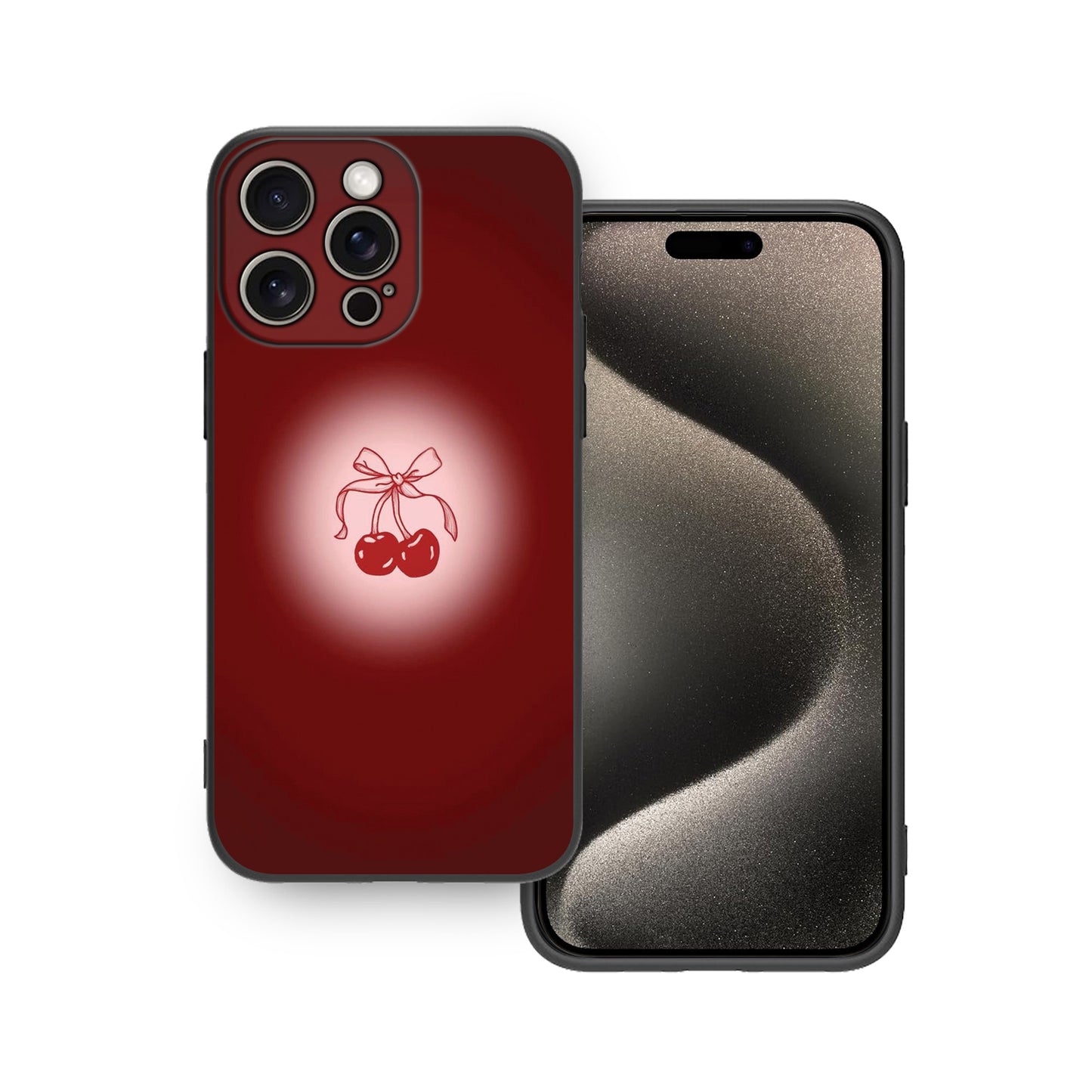 🍒 Cherry Bow Phone Case