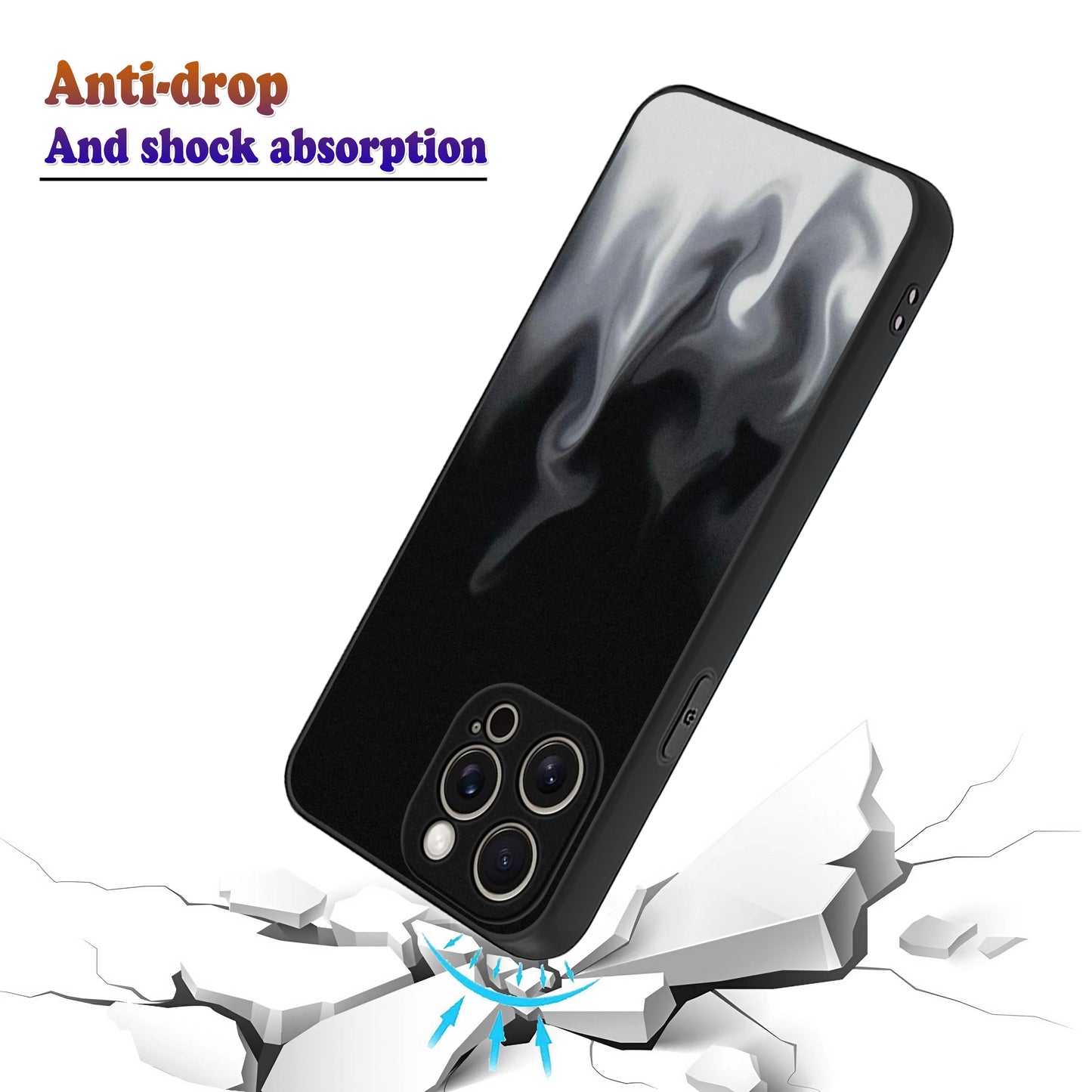 Grey Smoke 🌫️⚫ Phone Case