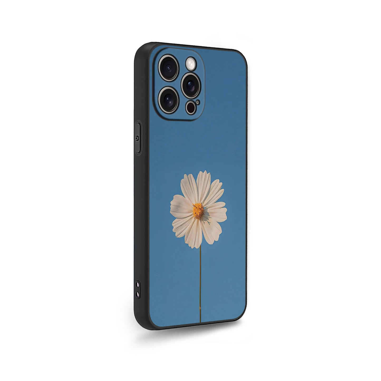 White Flower 🌼☁️ Blue Sky Phone Case