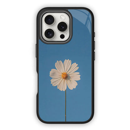 White Flower 🌼☁️ Blue Sky Phone Case