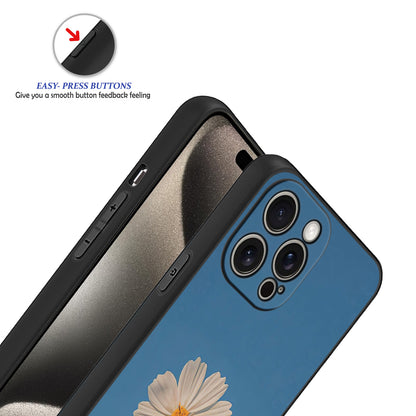 White Flower 🌼☁️ Blue Sky Phone Case