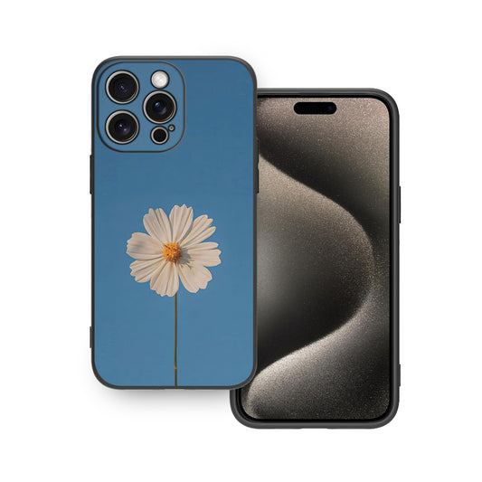 White Flower 🌼☁️ Blue Sky Phone Case