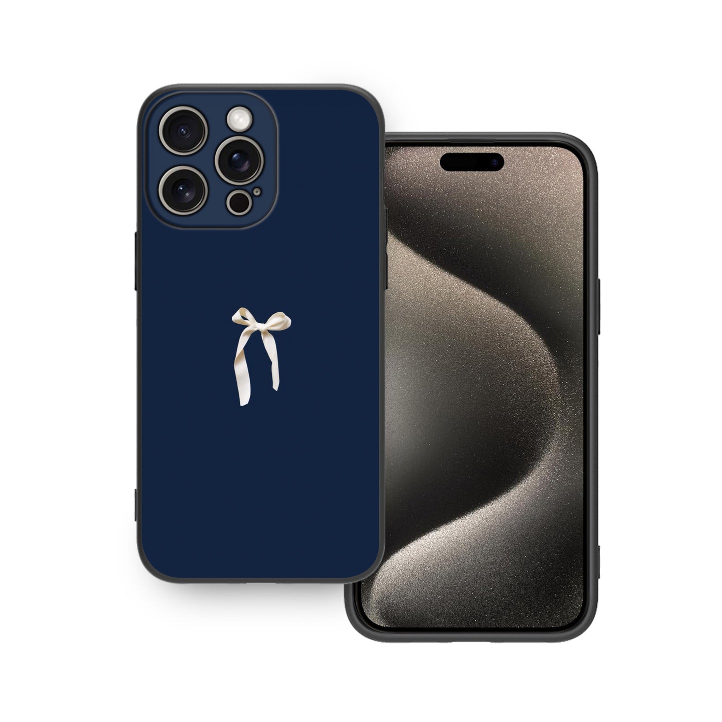 White Ribbon 🎀🤍 Phone Case