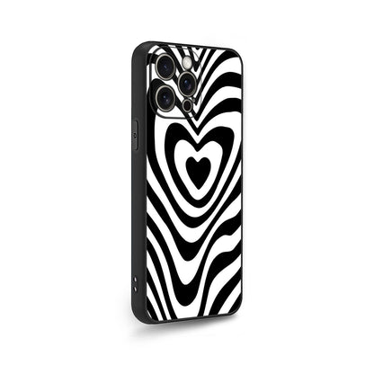 Black & White Heart 🖤🤍 Phone Case
