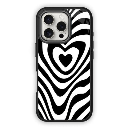 Black & White Heart 🖤🤍 Phone Case