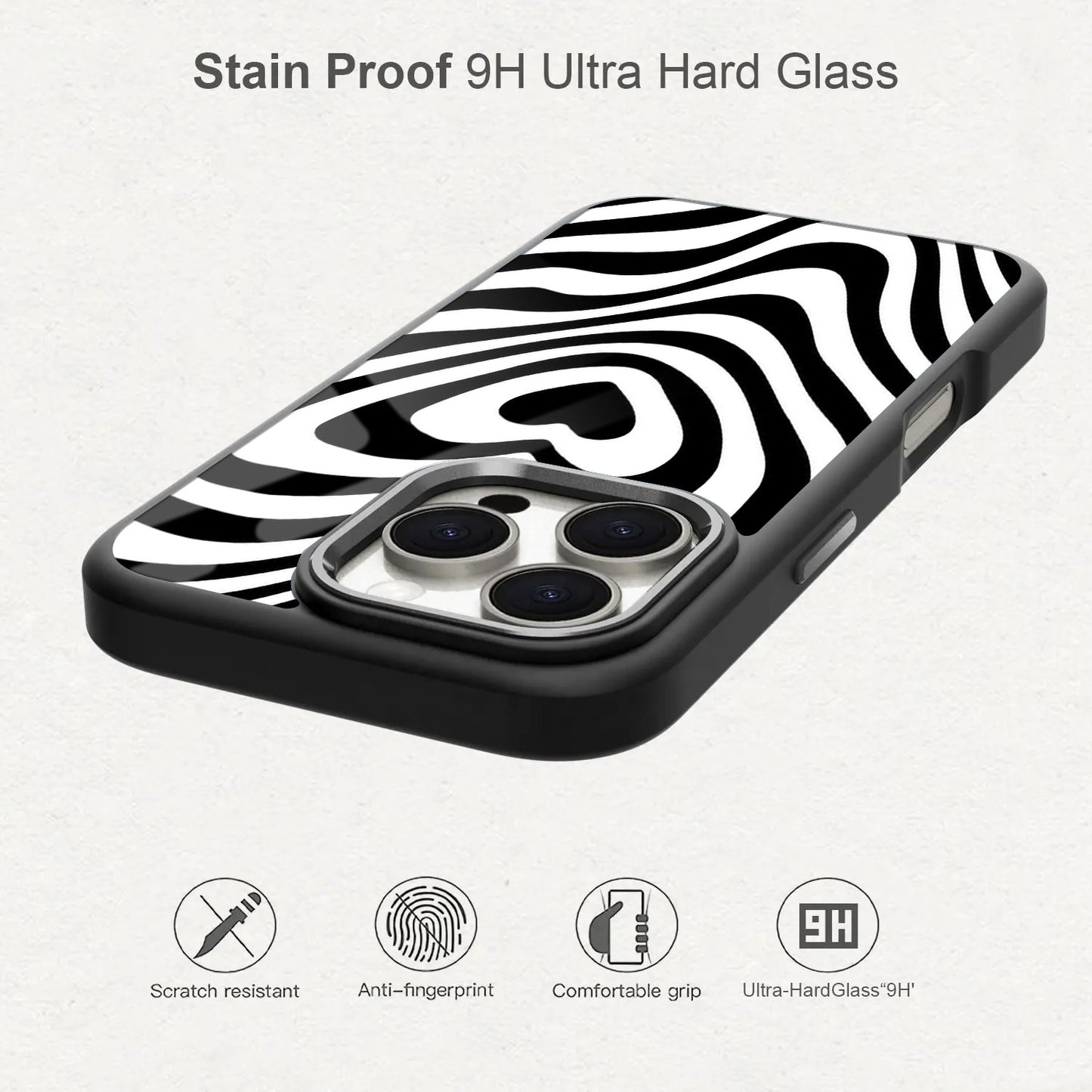 Black & White Heart 🖤🤍 Phone Case