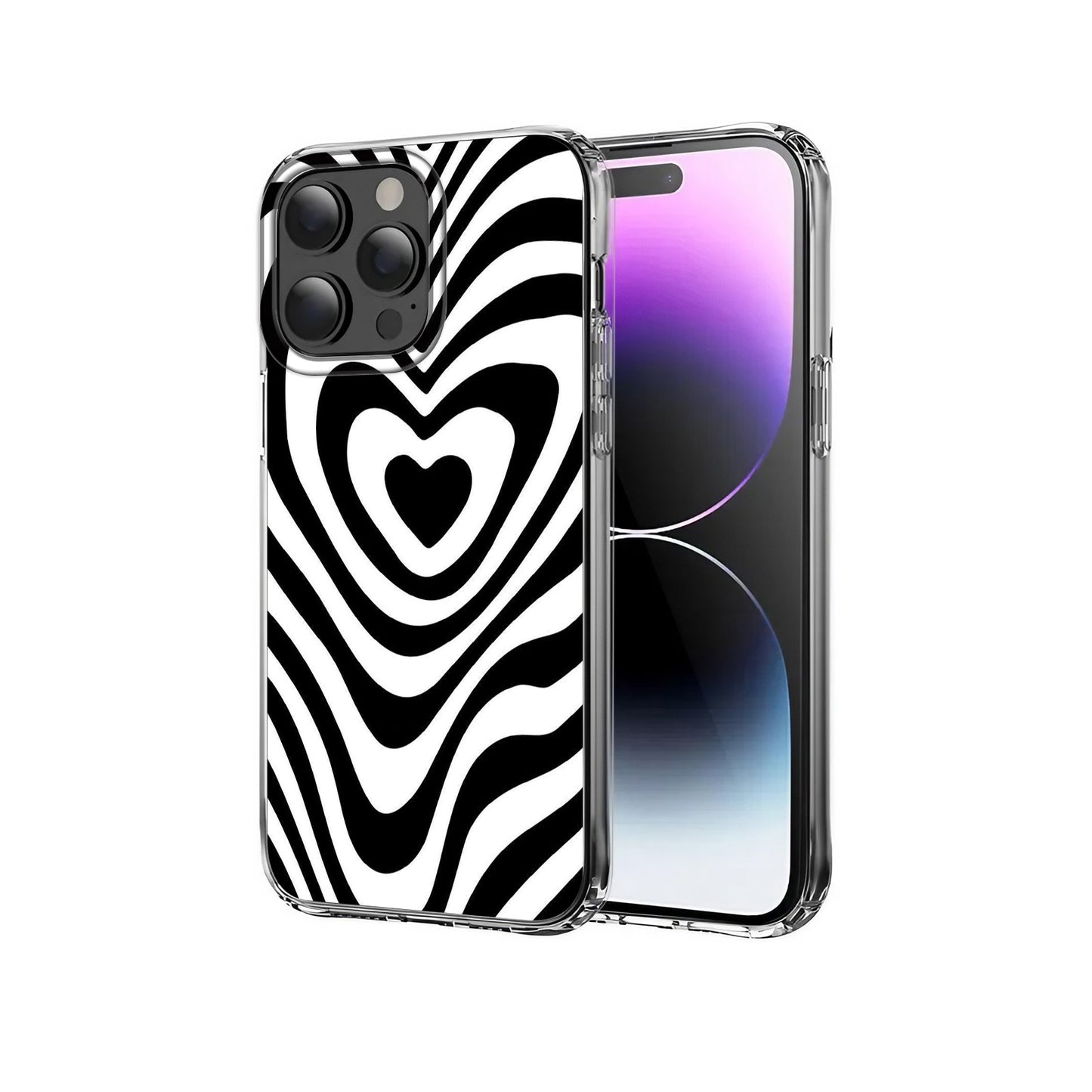 Black & White Heart 🖤🤍 Phone Case