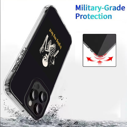 Trying My Best ☠️✨ Skeleton Phone Case