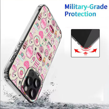 Pink Queen 👑💄 Girly Makeup Kit Phone Case