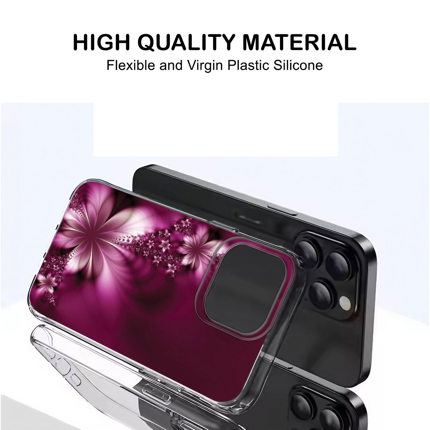 💜🌸 Purple Flowers Phone Case