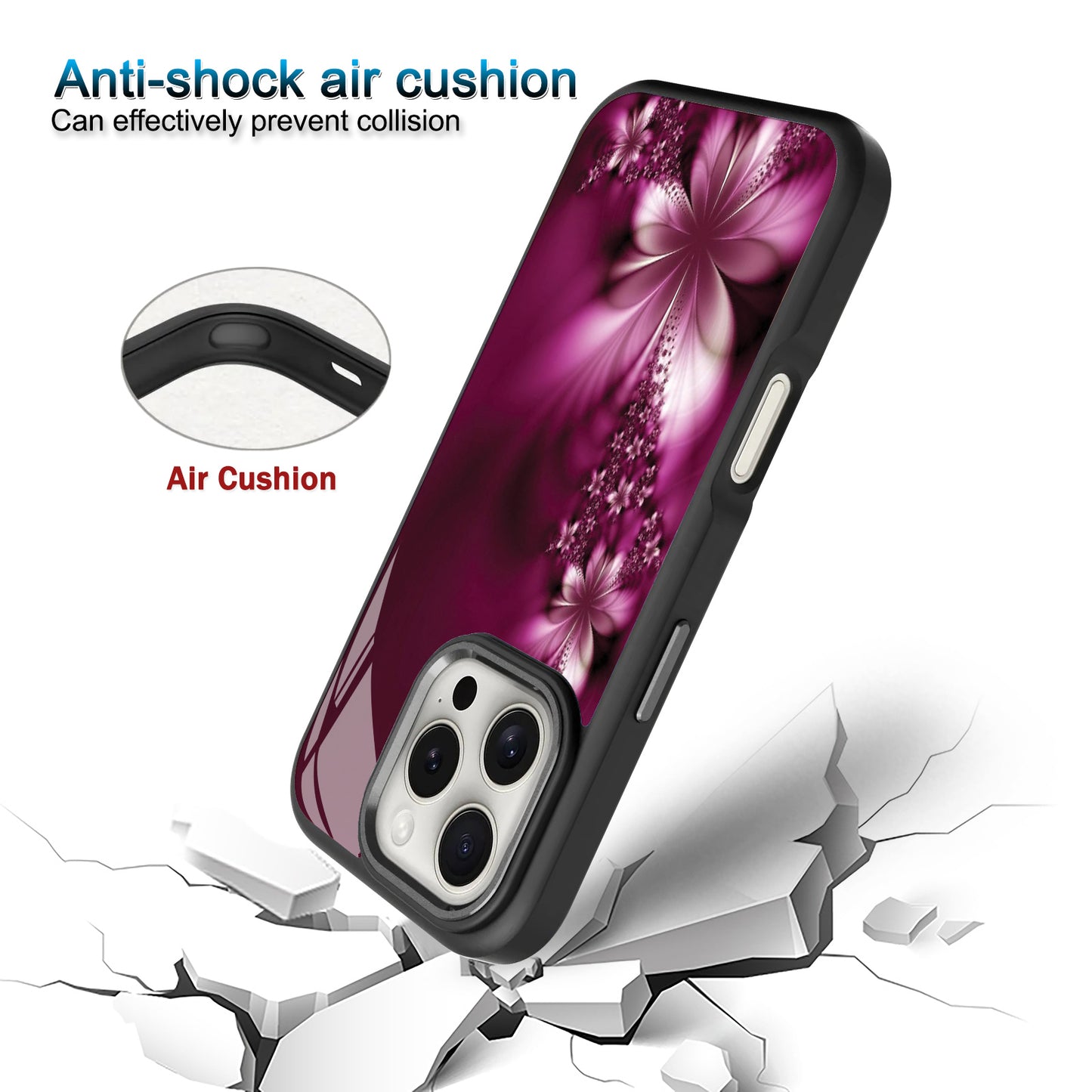 💜🌸 Purple Flowers Phone Case