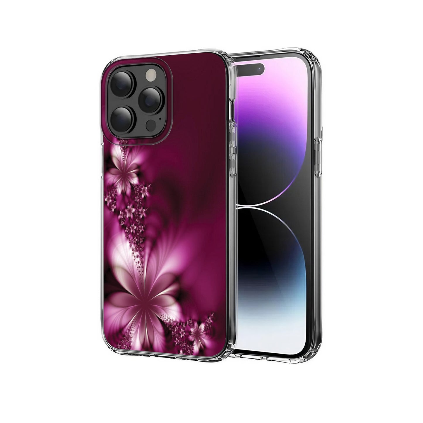 💜🌸 Purple Flowers Phone Case