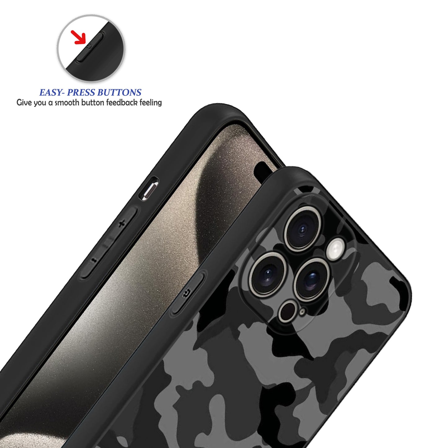 🟢⚫ Camouflage Phone Case
