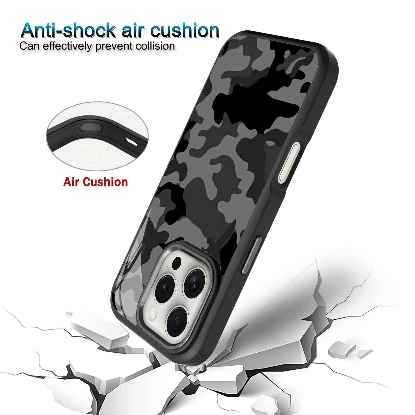 🟢⚫ Camouflage Phone Case