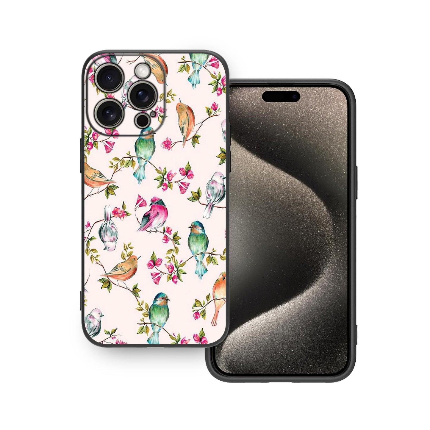🐦✨ Birds Pattern Phone Case