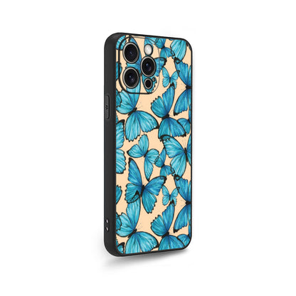 🦋🔵 Blue Butterfly Phone Case