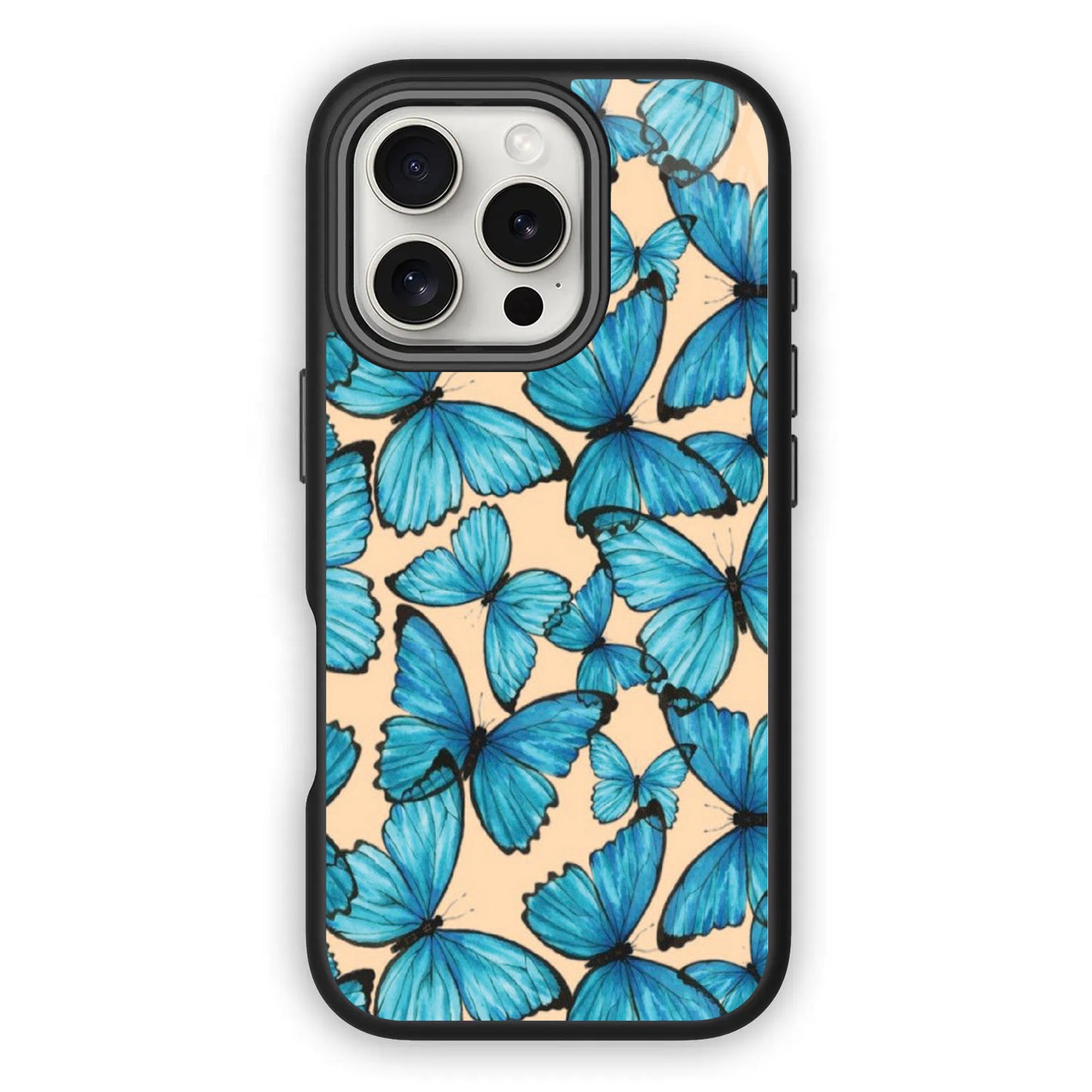 🦋🔵 Blue Butterfly Phone Case