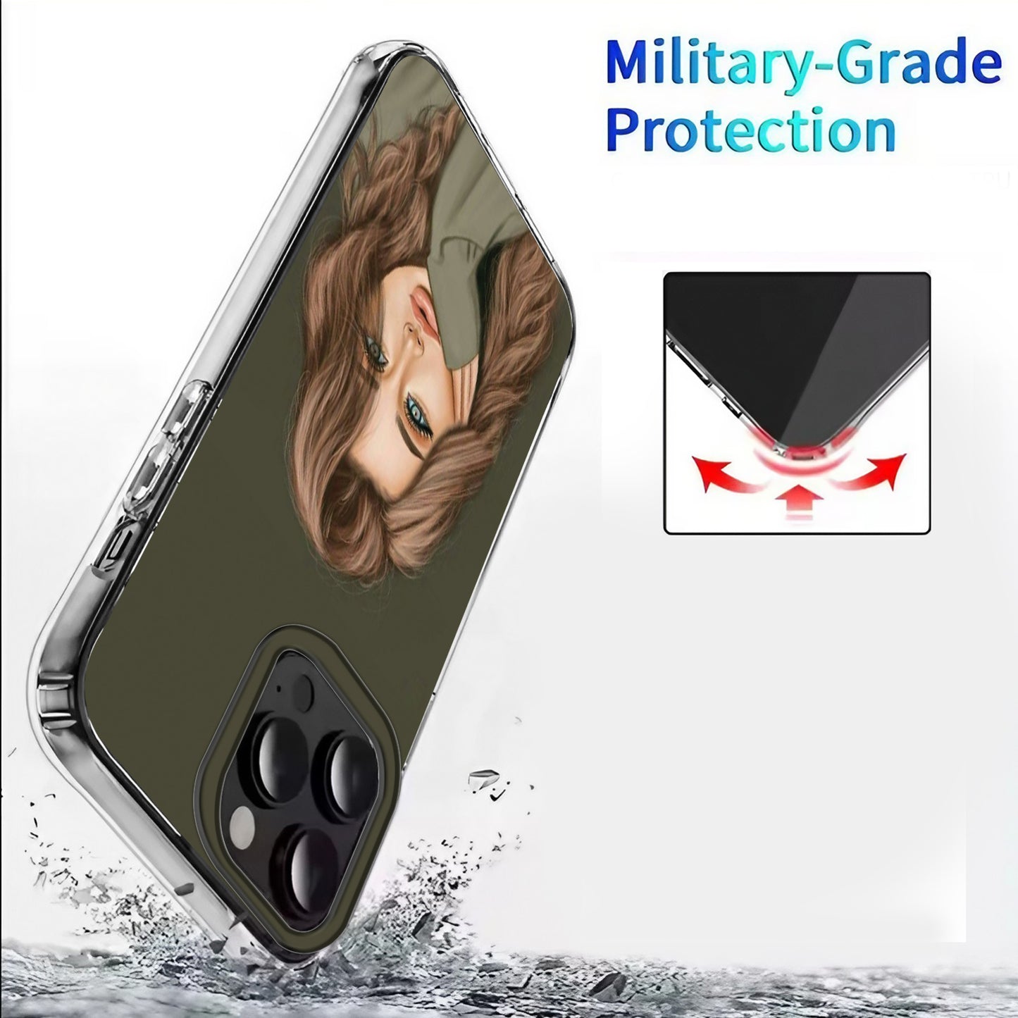 👧💕 Cute Girl Phone Case