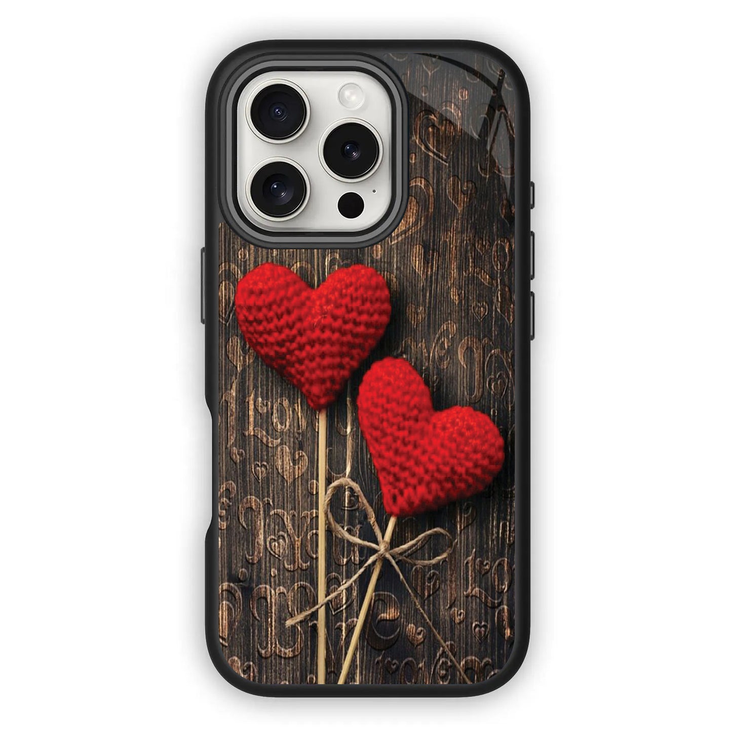 ❤️❤️ Two Red Love Hearts Phone Case