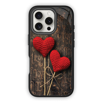 ❤️❤️ Two Red Love Hearts Phone Case