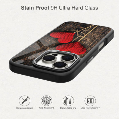 ❤️❤️ Two Red Love Hearts Phone Case