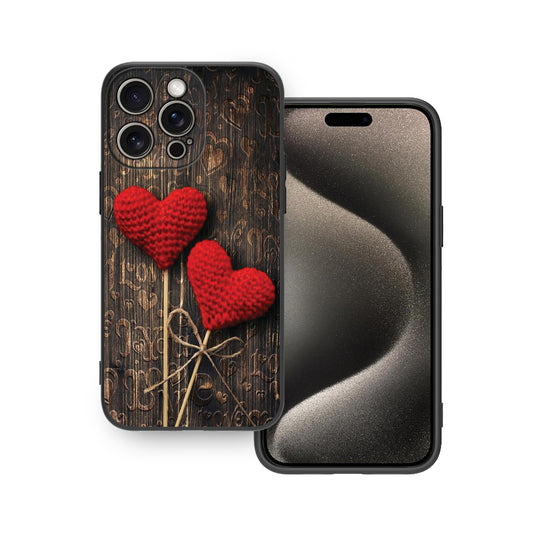 ❤️❤️ Two Red Love Hearts Phone Case