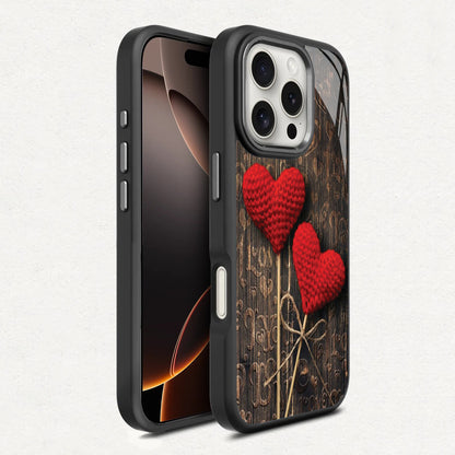 ❤️❤️ Two Red Love Hearts Phone Case