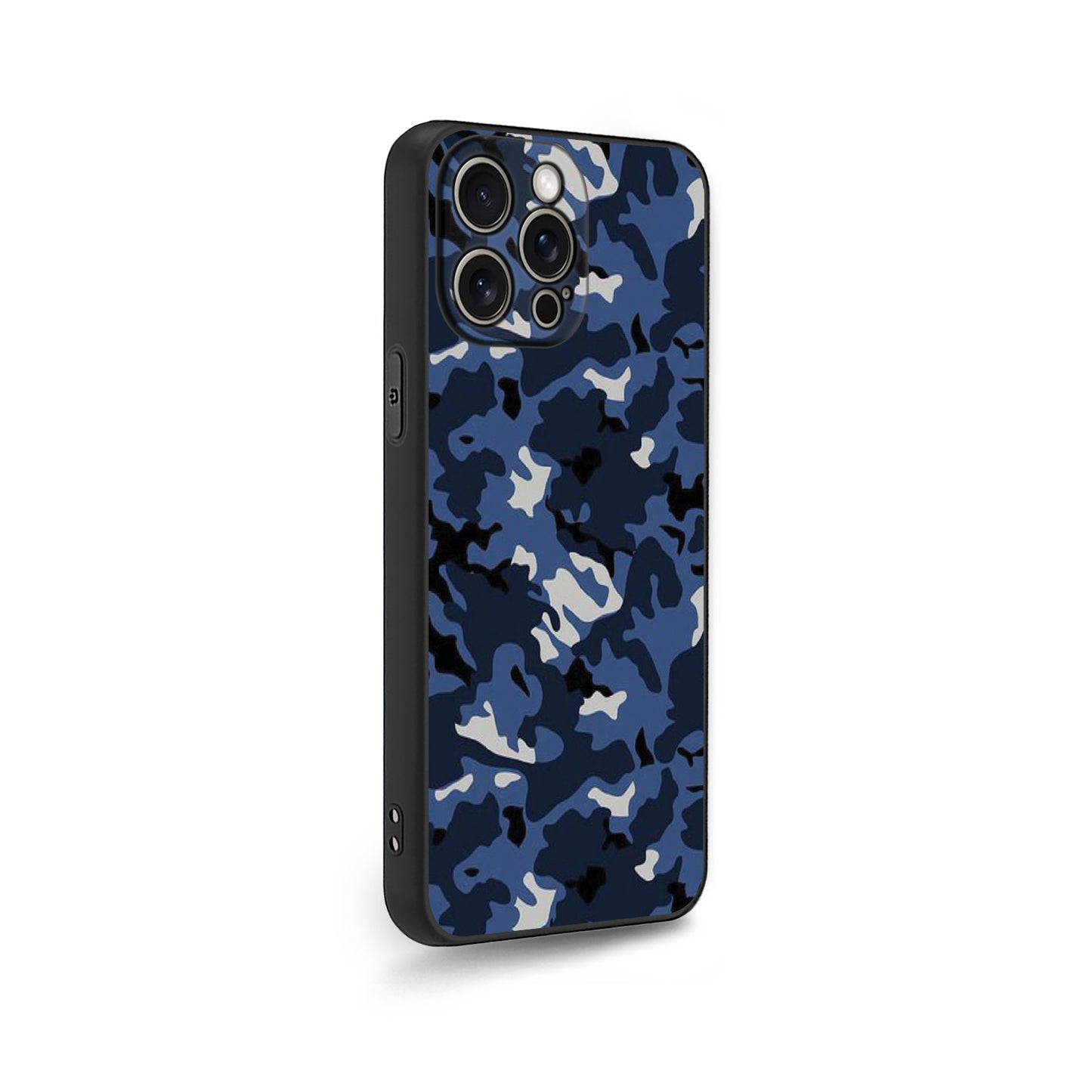 🔵🟤 Blue Camouflage Phone Case