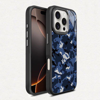 🔵🟤 Blue Camouflage Phone Case