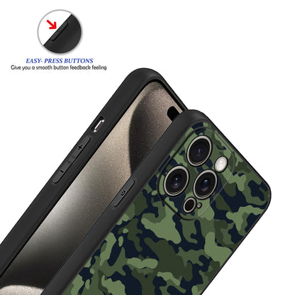 🟢⚫ Camouflage Seamless Pattern Phone Case
