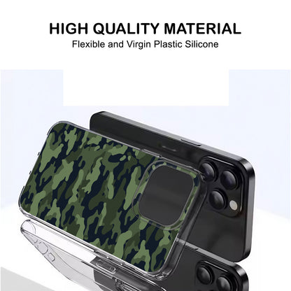 🟢⚫ Camouflage Seamless Pattern Phone Case
