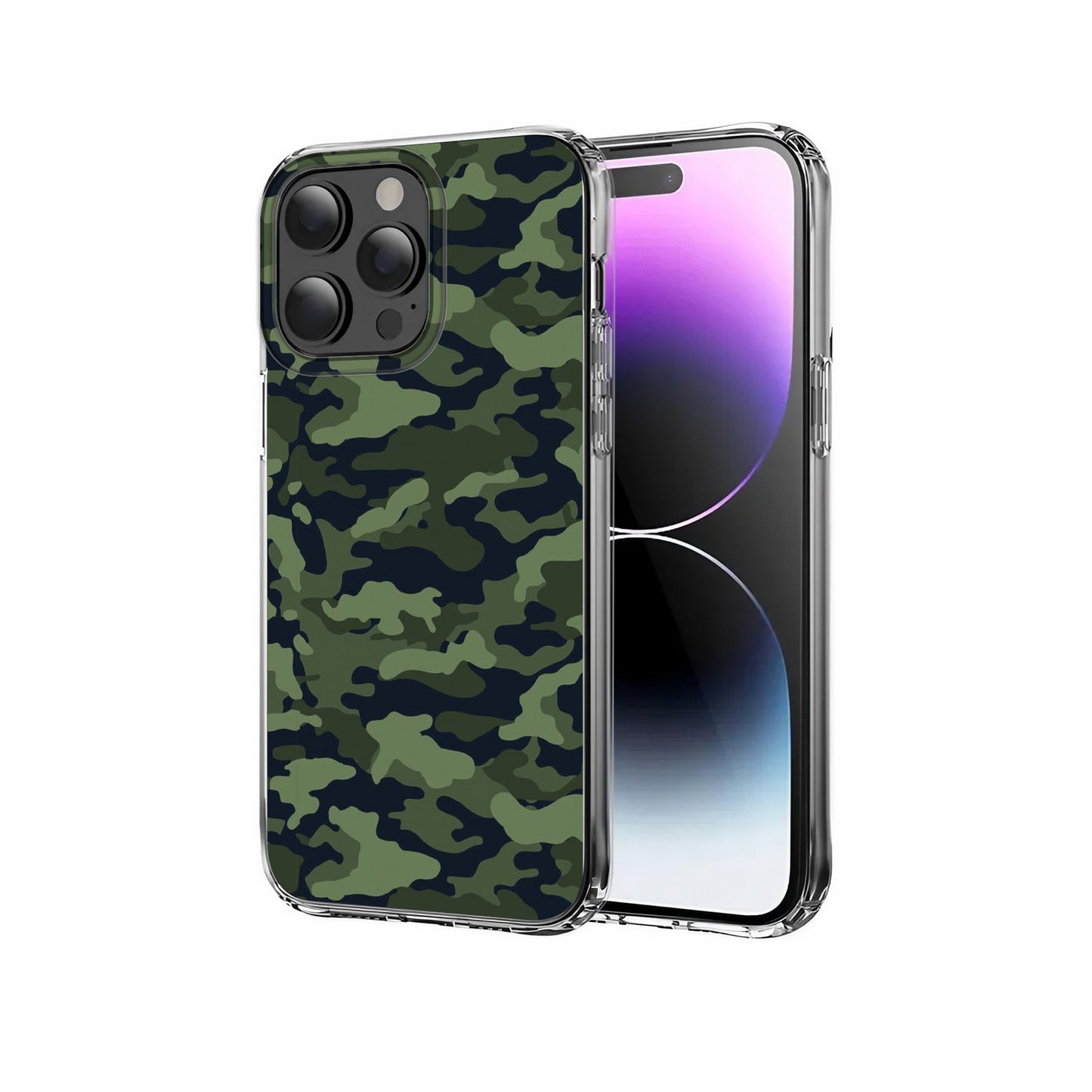 🟢⚫ Camouflage Seamless Pattern Phone Case