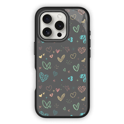❤️✨ Pattern Heart Phone Case