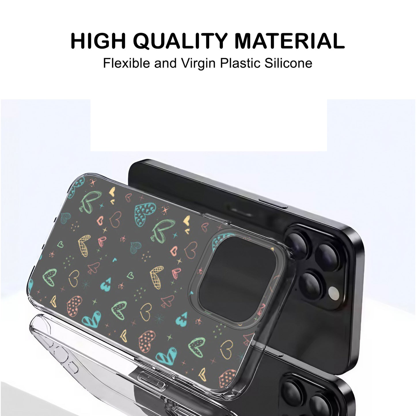 ❤️✨ Pattern Heart Phone Case