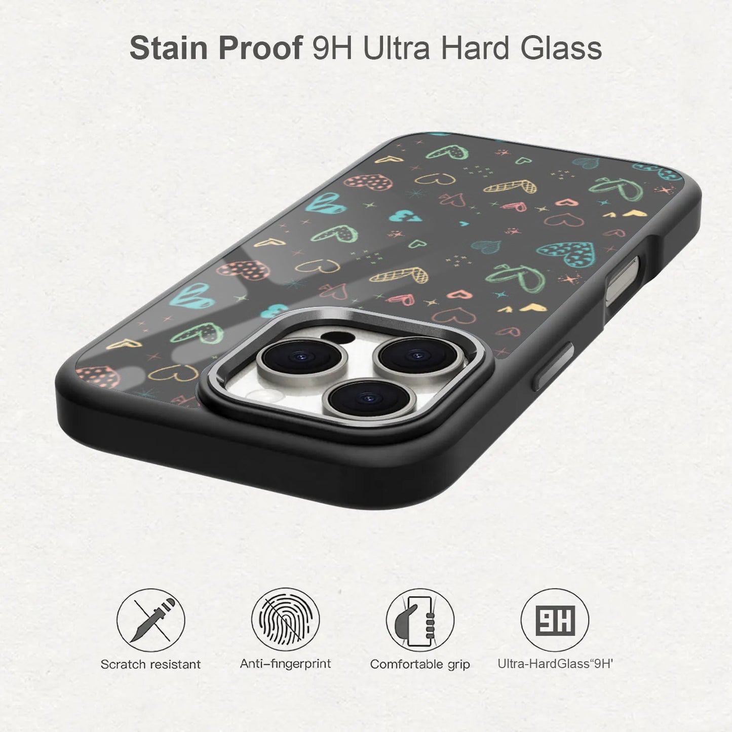 ❤️✨ Pattern Heart Phone Case