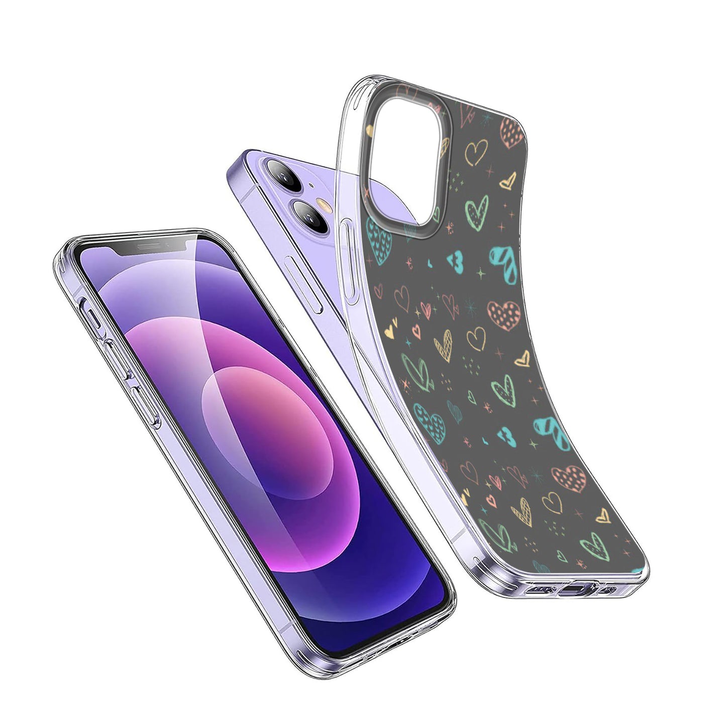 ❤️✨ Pattern Heart Phone Case