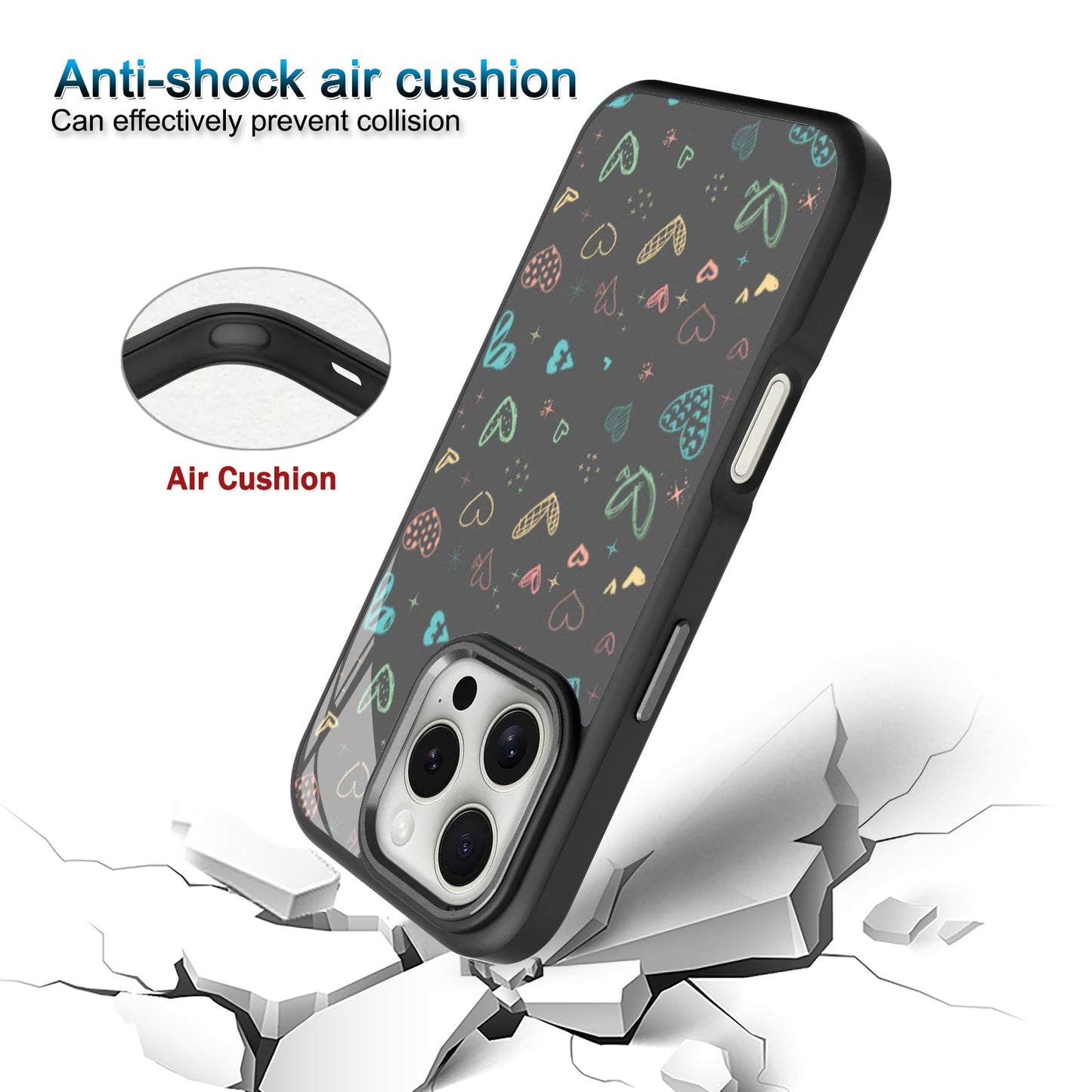 ❤️✨ Pattern Heart Phone Case