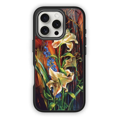 🌺🌼 Lily with Yellow & Orange Flowers Phone Case