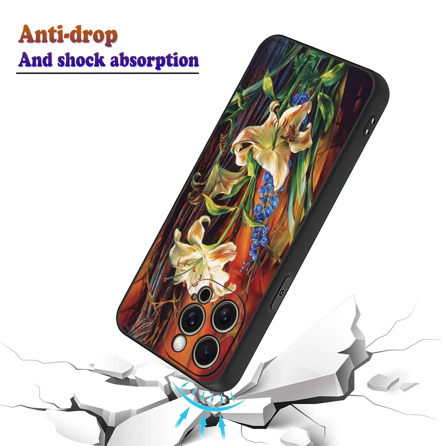 🌺🌼 Lily with Yellow & Orange Flowers Phone Case