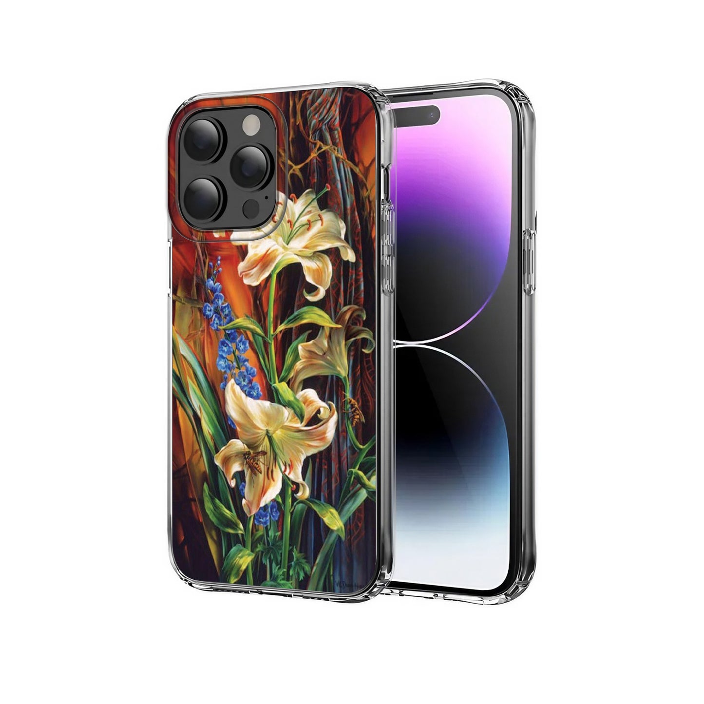 🌺🌼 Lily with Yellow & Orange Flowers Phone Case