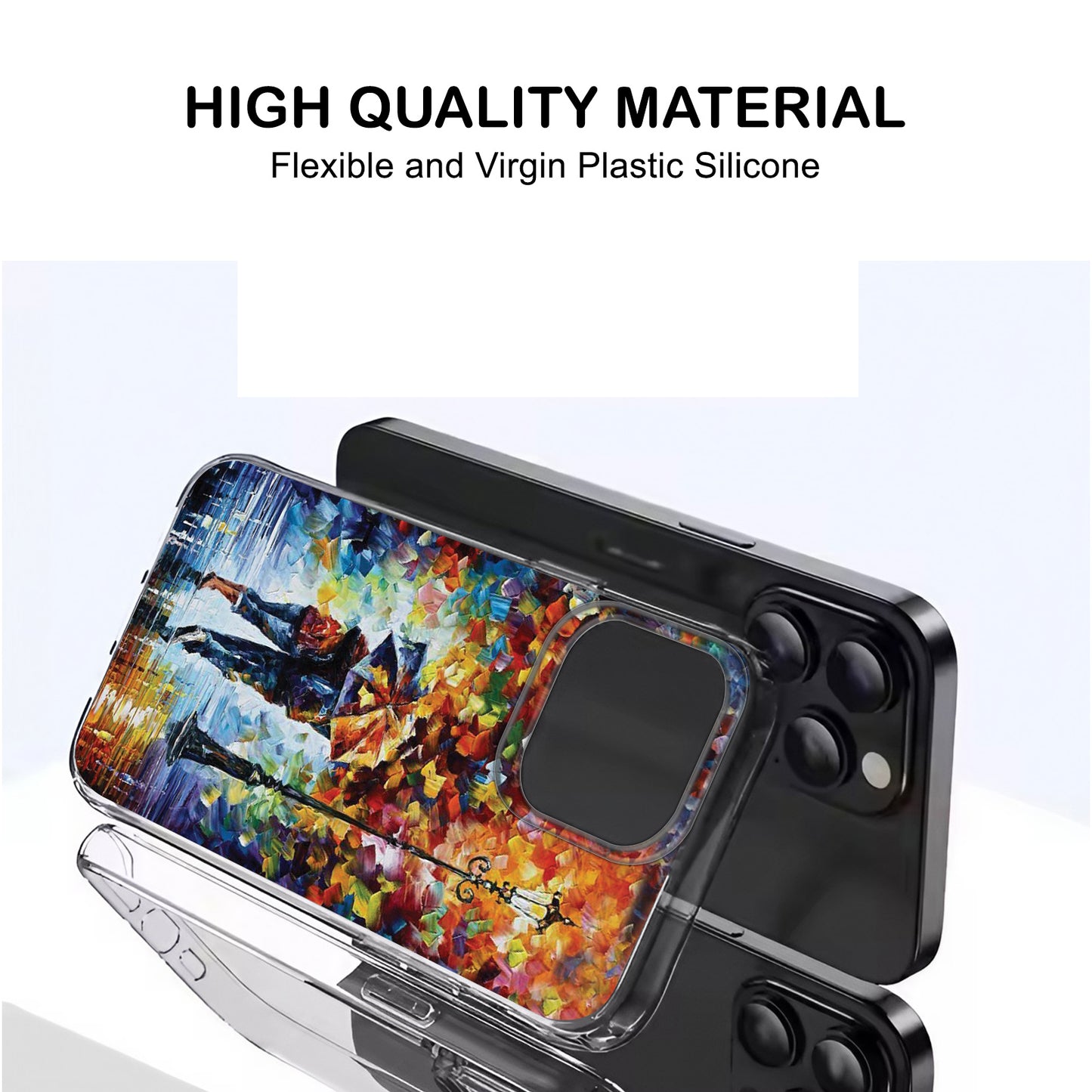 ☂️❤️ Lovers Under One Umbrella Phone Case