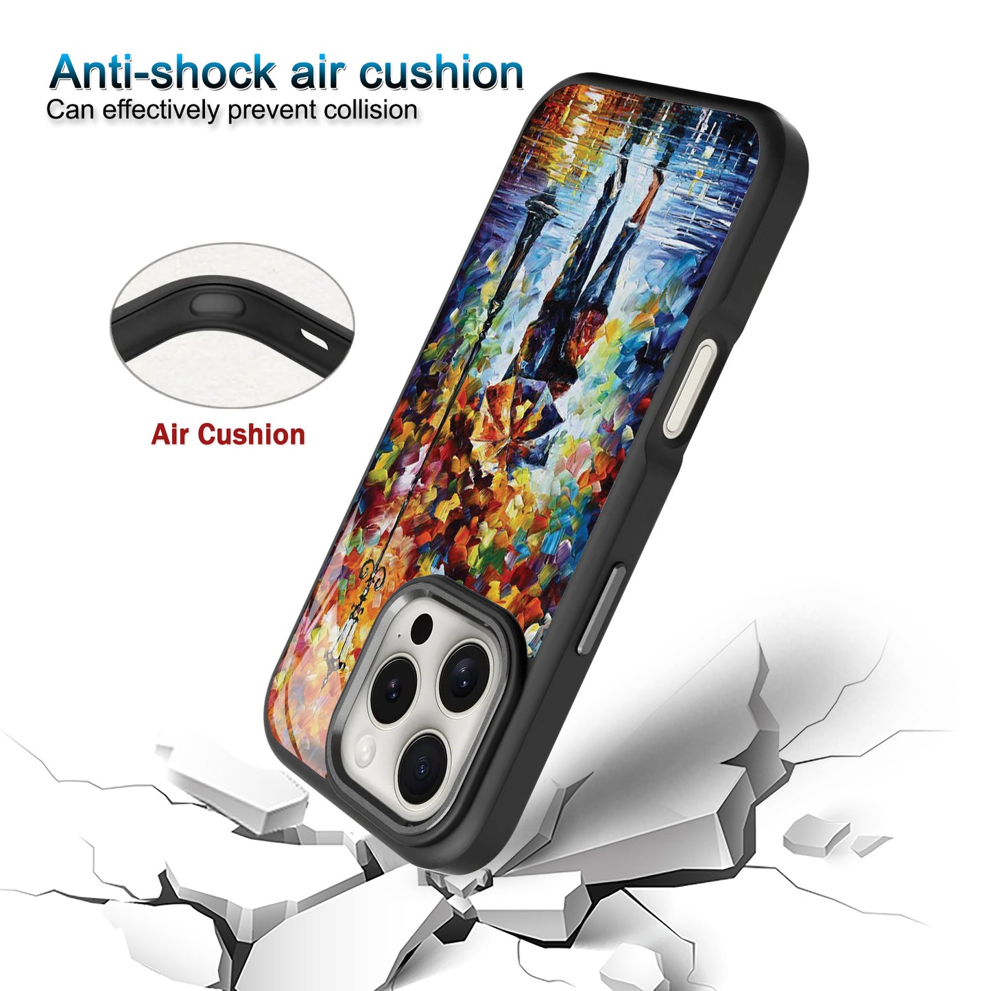 ☂️❤️ Lovers Under One Umbrella Phone Case