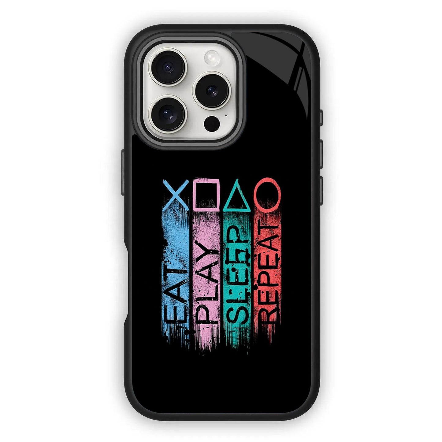 🍔🎮😴🔁 Eat Play Sleep Repeat Phone Case