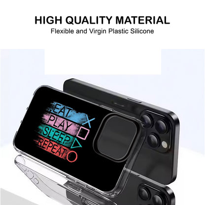 🍔🎮😴🔁 Eat Play Sleep Repeat Phone Case