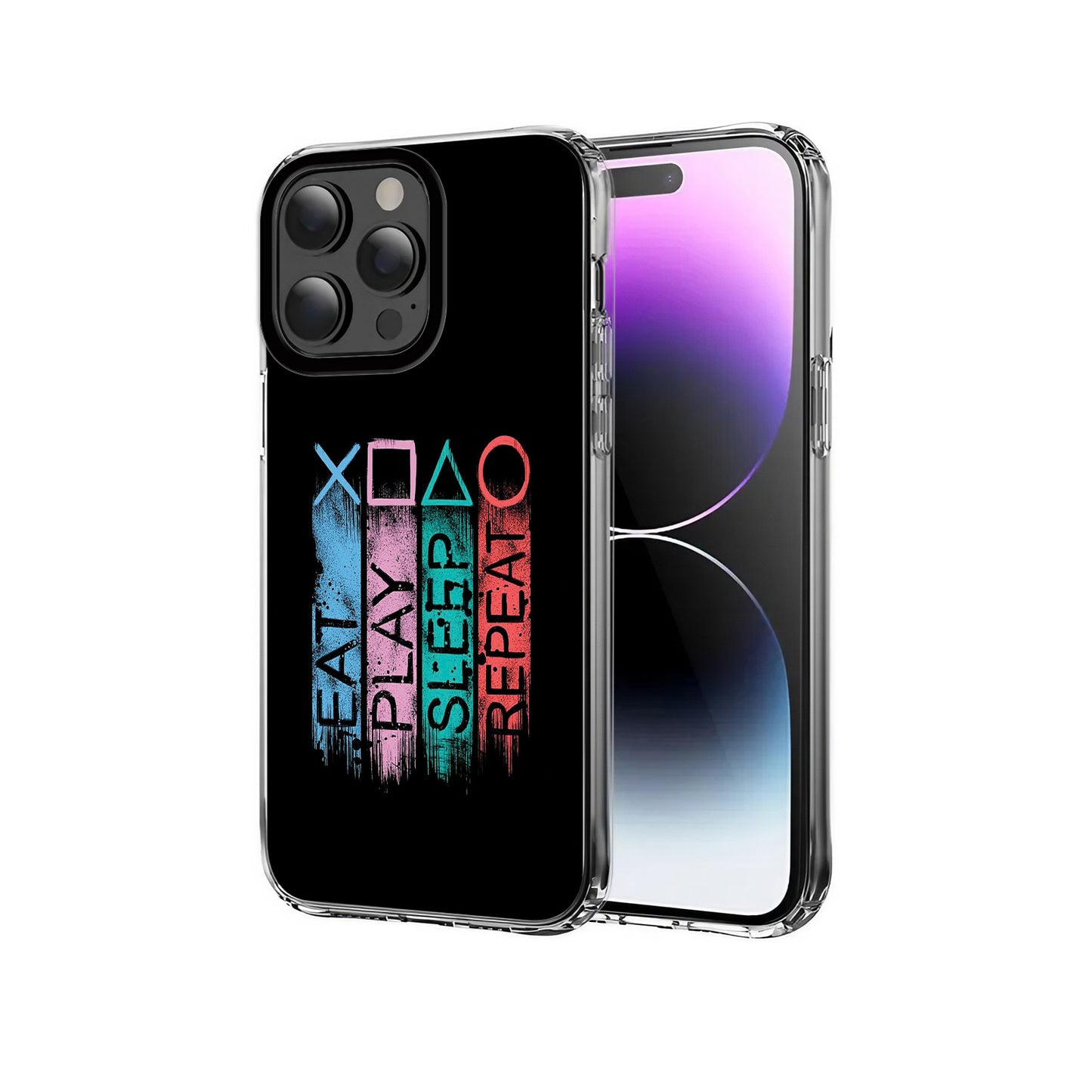 🍔🎮😴🔁 Eat Play Sleep Repeat Phone Case