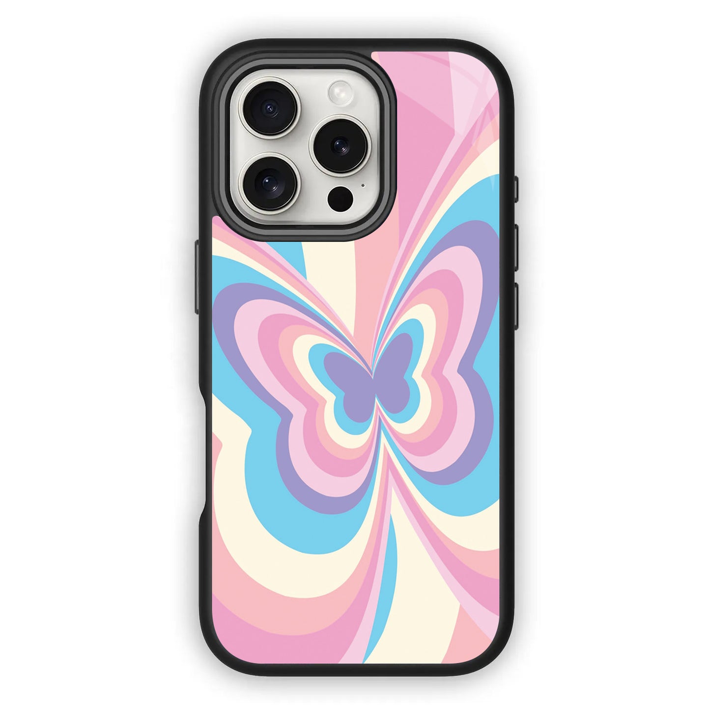 💙❤️🦋 Colorful Heart Butterfly Phone Case